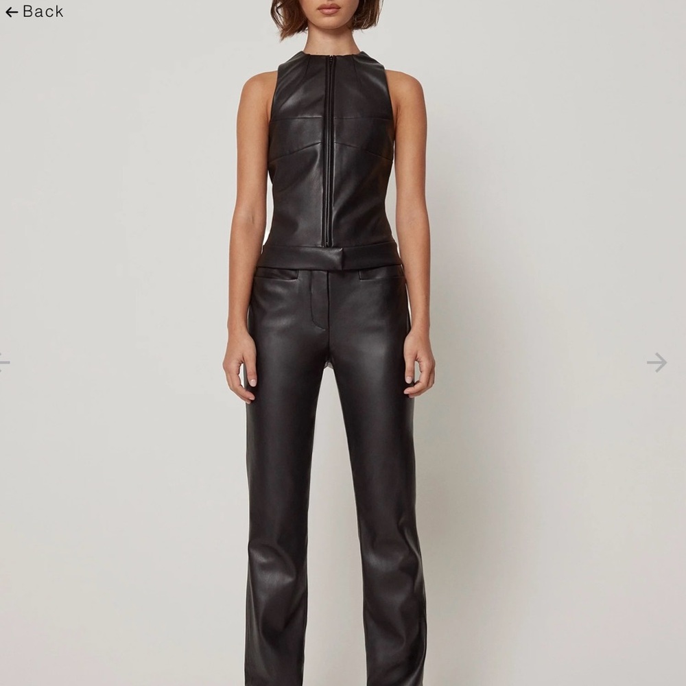 Khy x Namilia Faux Leather Trouser
